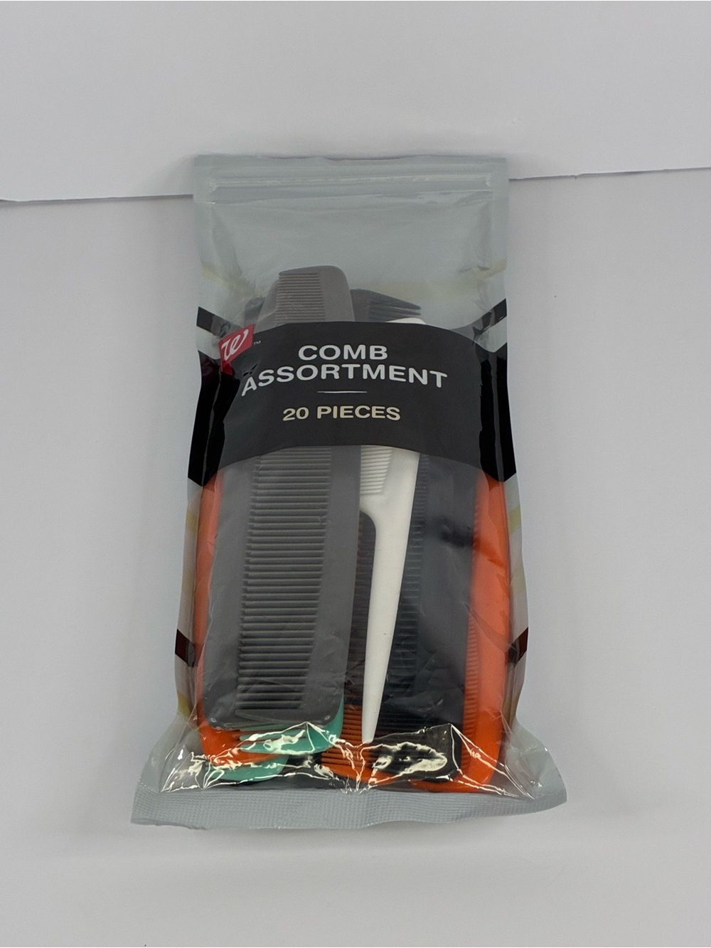 Men’s Comb Assortment – Black, White & Orange (17 Pieces)
